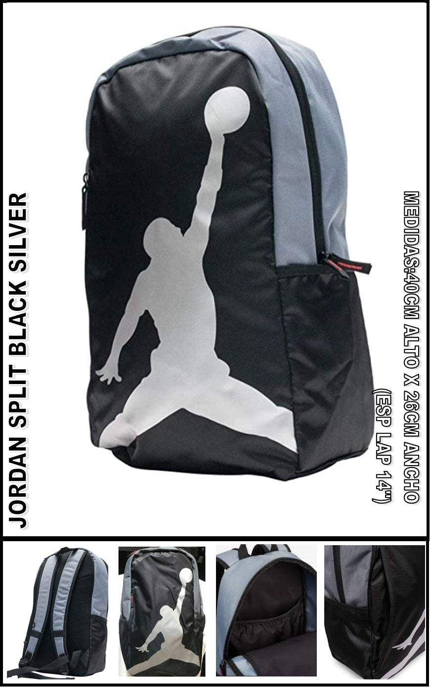 MOCHILA JORDAN SPLIT BAGPACK (40 CM ALTO X 26 CM ANCHO ESP LAP 14")