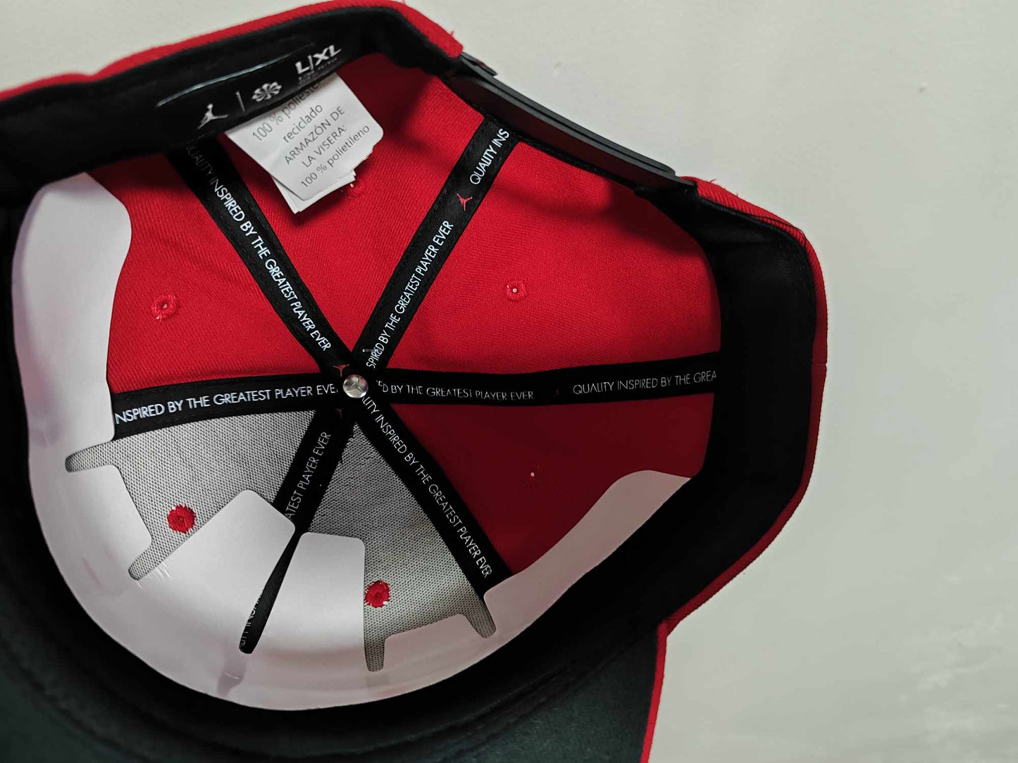 GORRA PLANA JORDAN PRO CAP GYM RED TORO (L/XL)