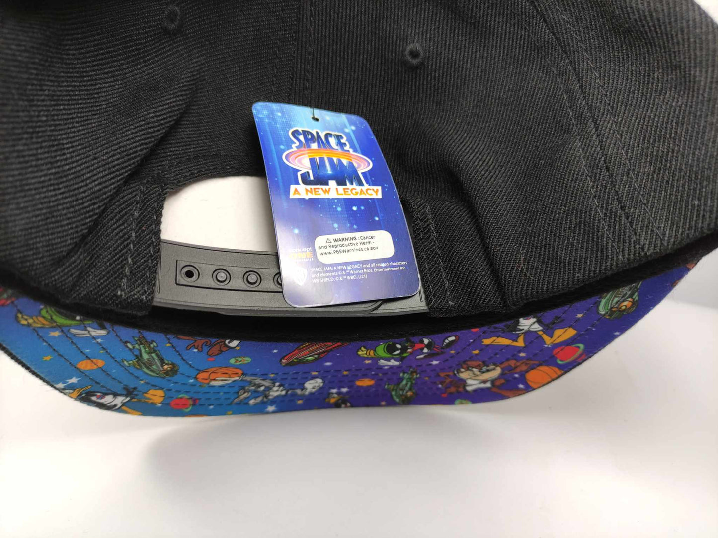 GORRA SPACE JAM BLACK WARNER BROSS UNITALLA