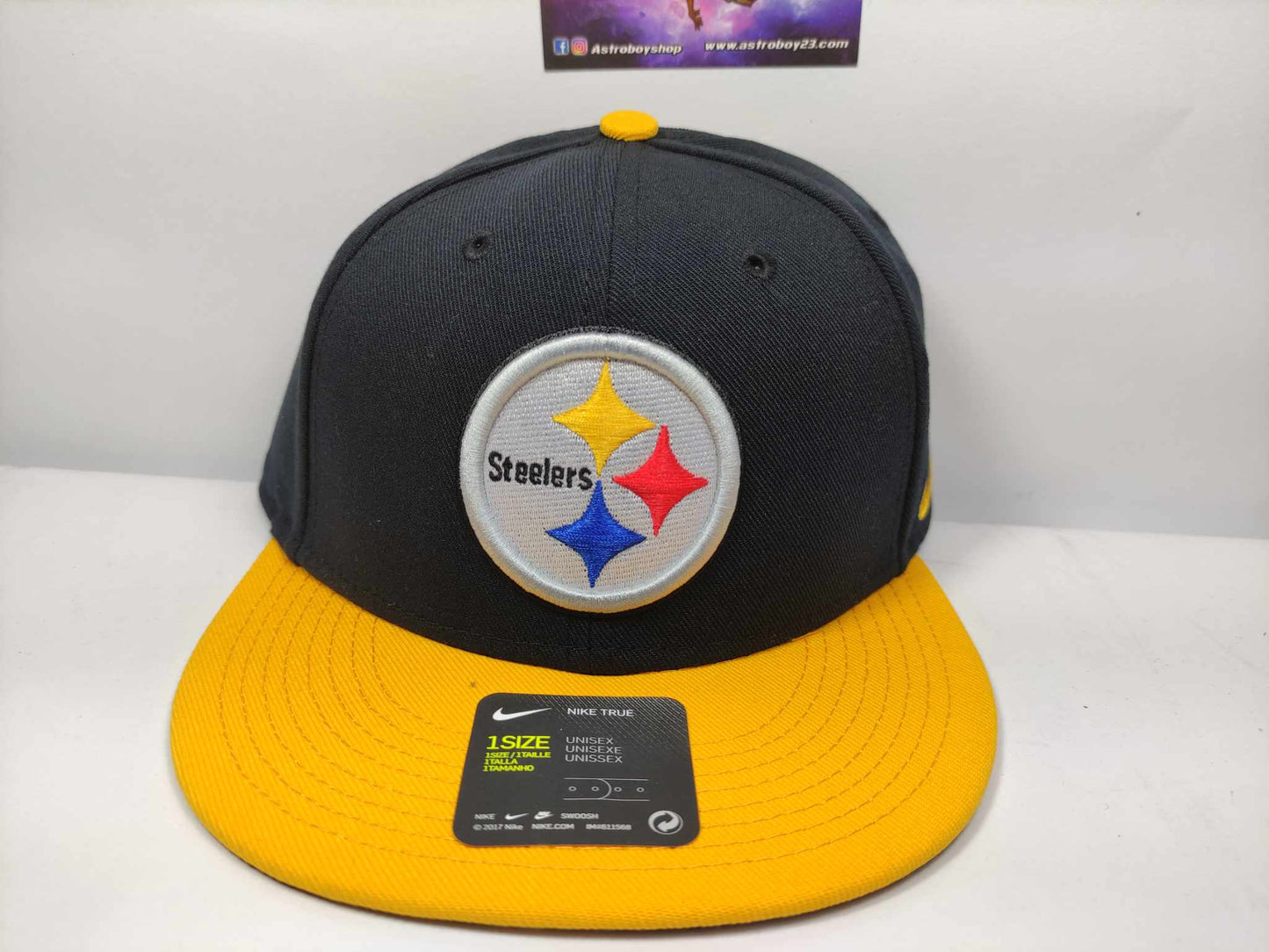 GORRA NIKE STEELERS SNAPBACK BORDADA