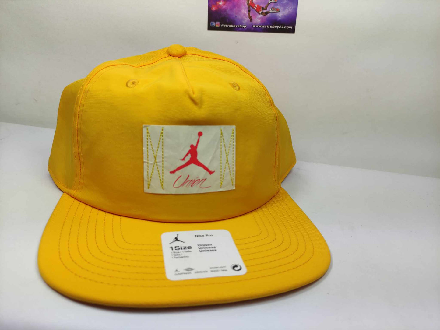 GORRA JORDAN X UNION CAP SPORT GOLD UNITALLA