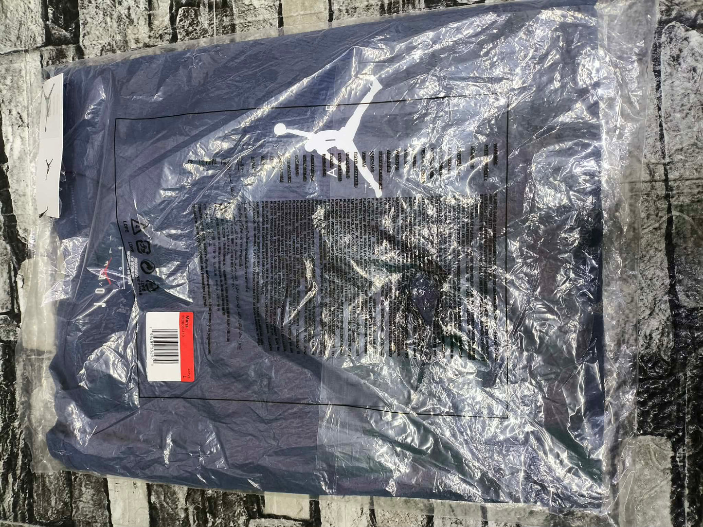PLAYERA AIR JORDAN LBR NAVY BLUE COTTON