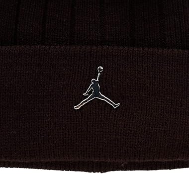GORRO JORDAN CUFFED BLACK SILVER METAL