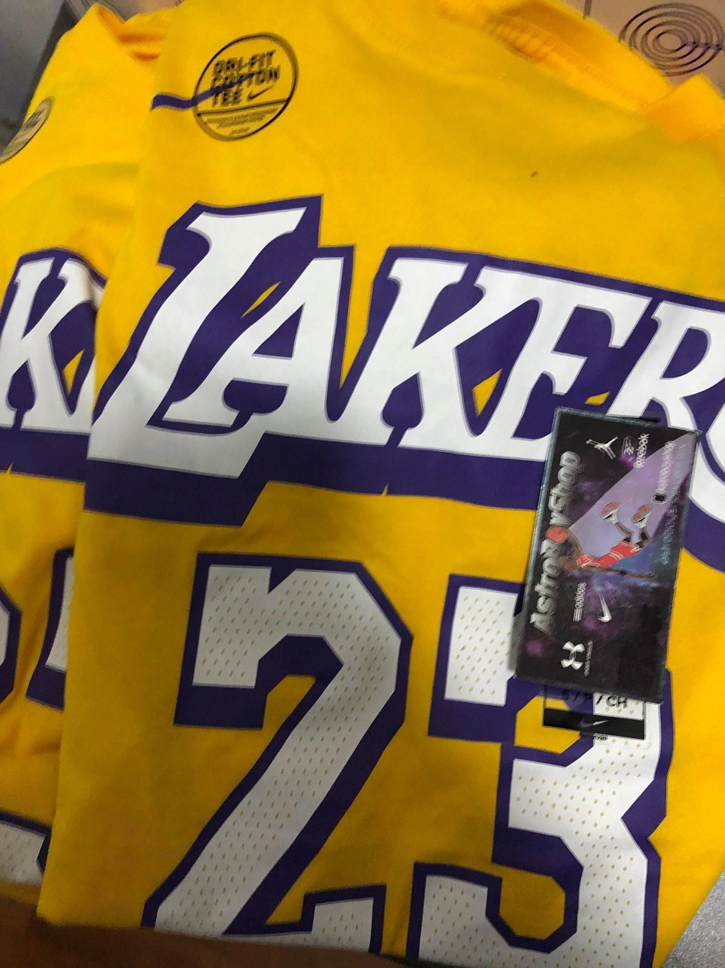 PLAYERA LEBRON LAKERS 23 DRI-FIT COTTON TEE