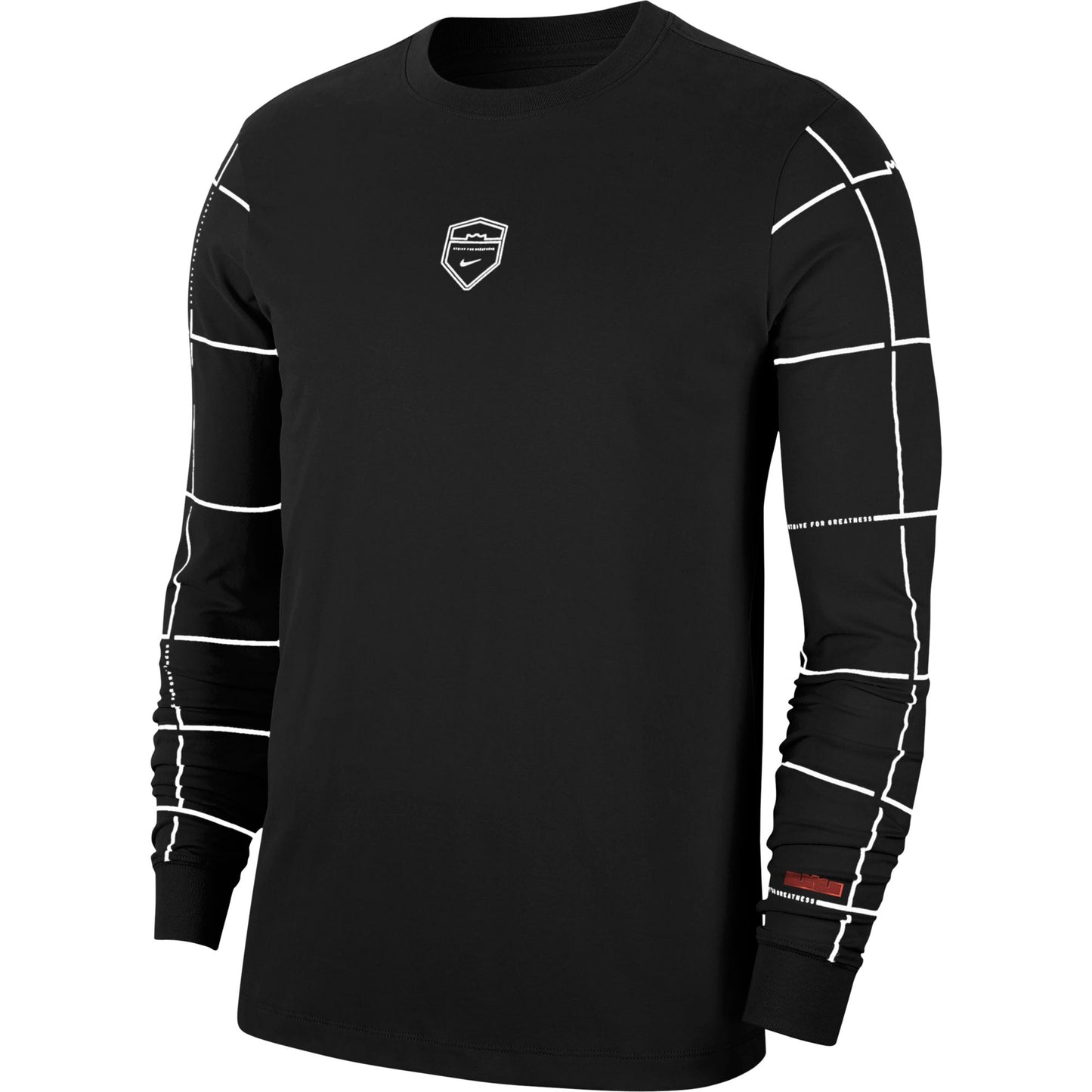 PLAYERA LEBRON GREATNESS MANGA LARGA DRI-FIT