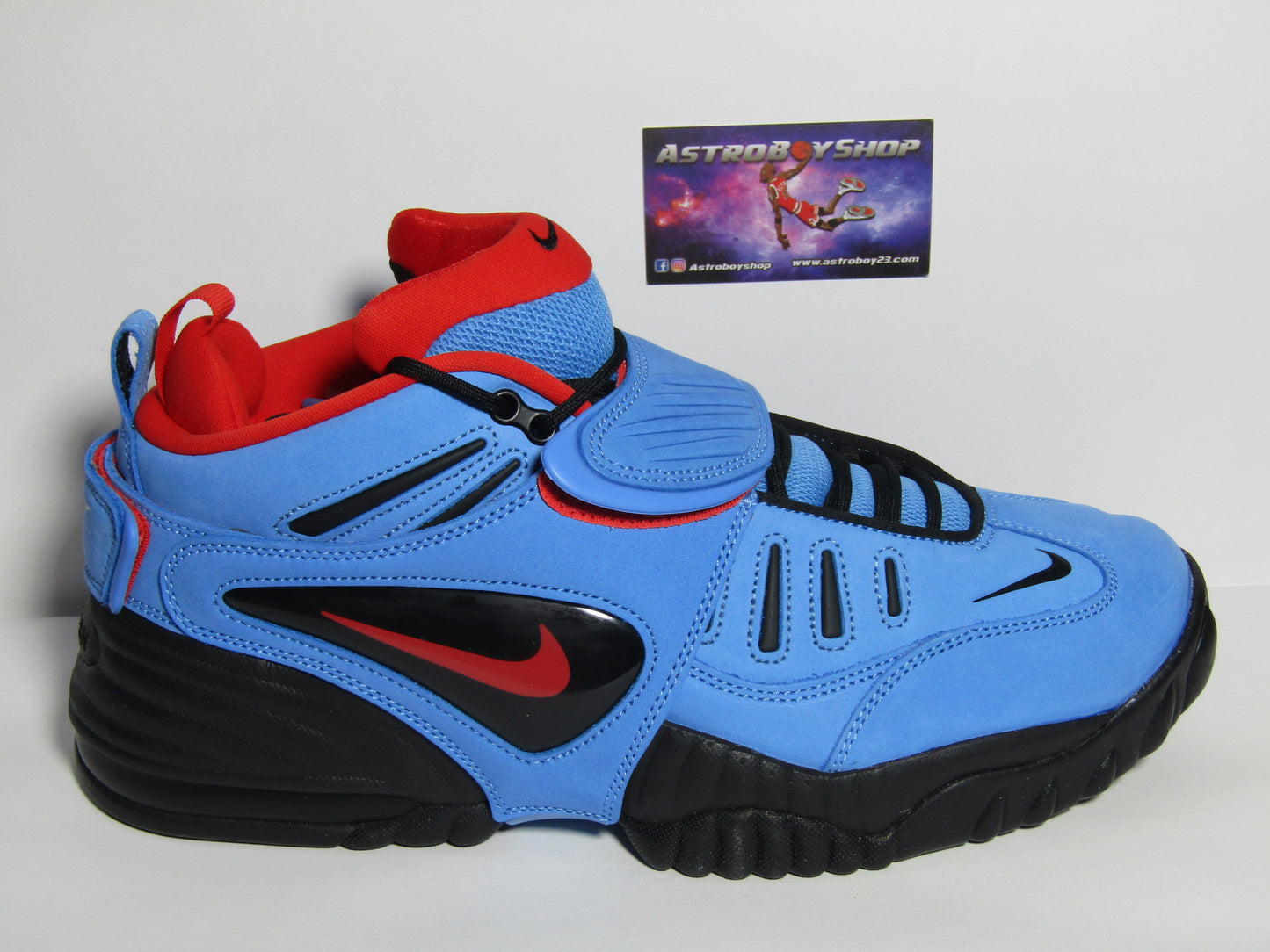 NIKE ADJUST FORCE X AMBUSH BLUE HABANERO RED EN CAJA