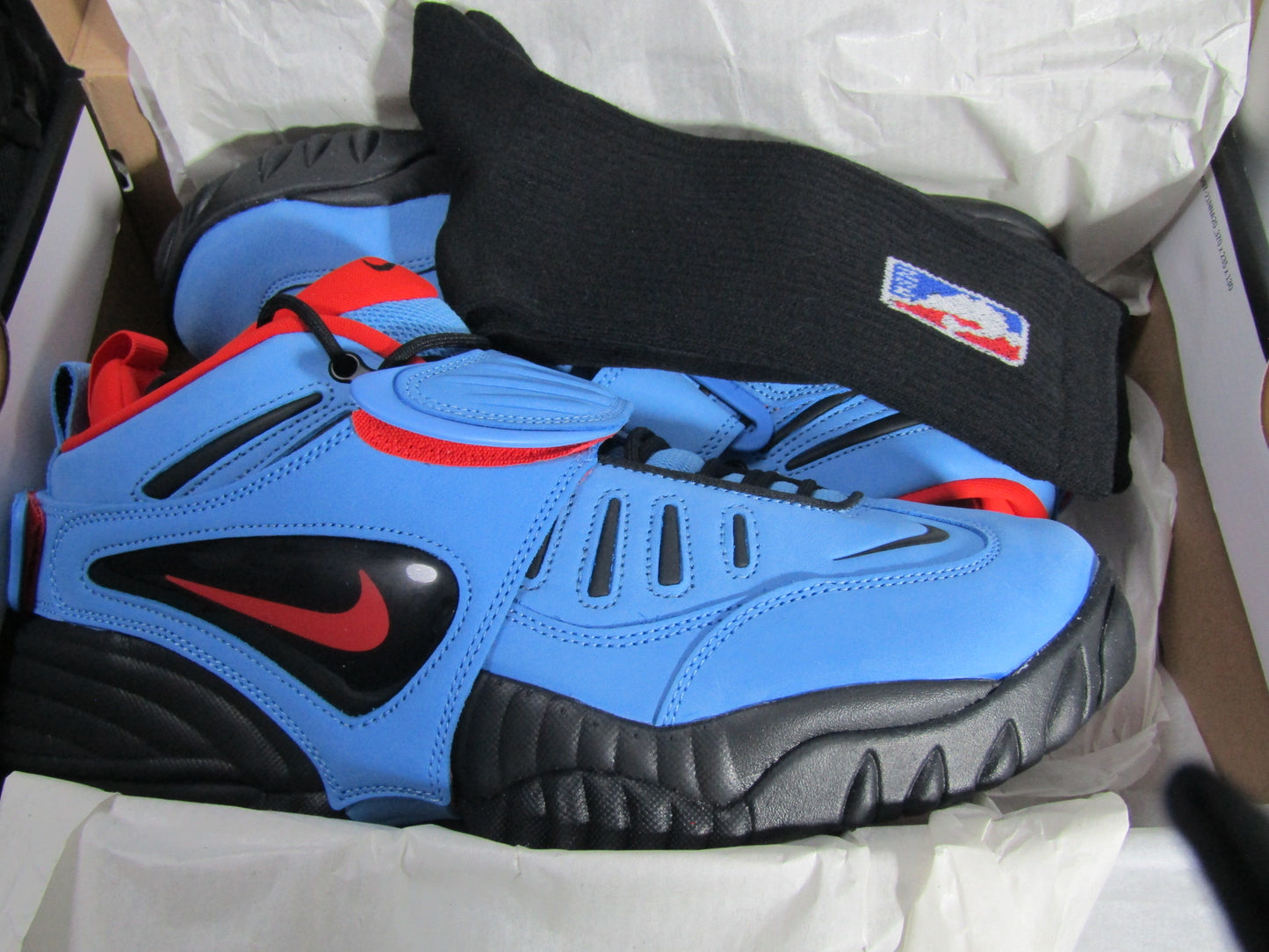 NIKE ADJUST FORCE X AMBUSH BLUE HABANERO RED EN CAJA