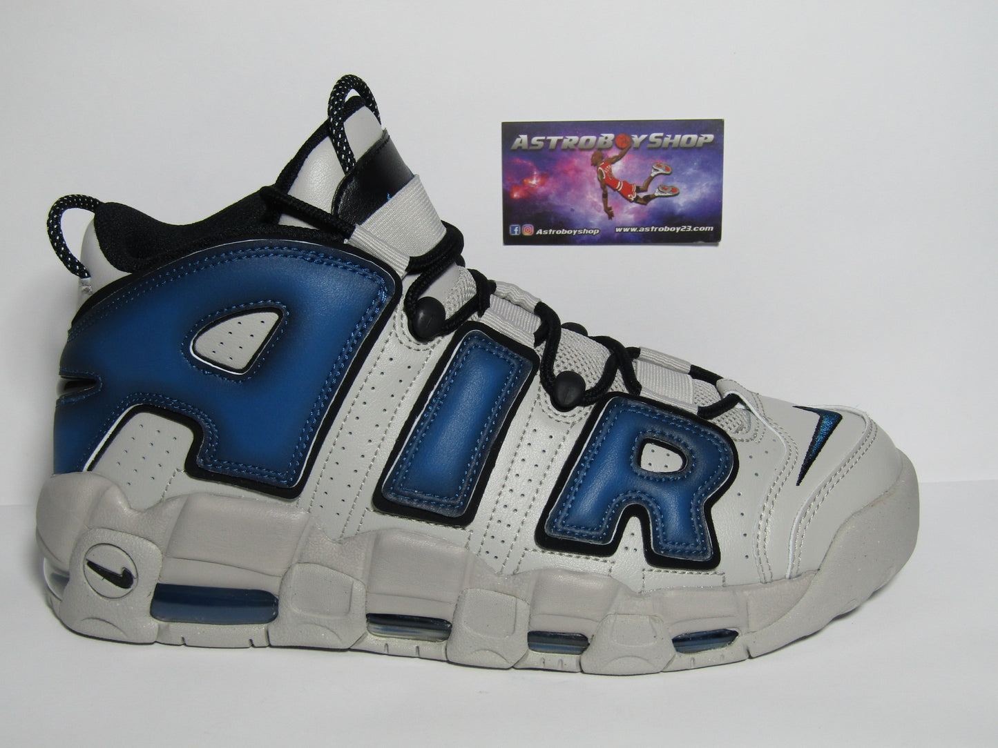PIPPEN AIR MORE UPTEMPO INDUSTRIAL BLUE EN CAJA