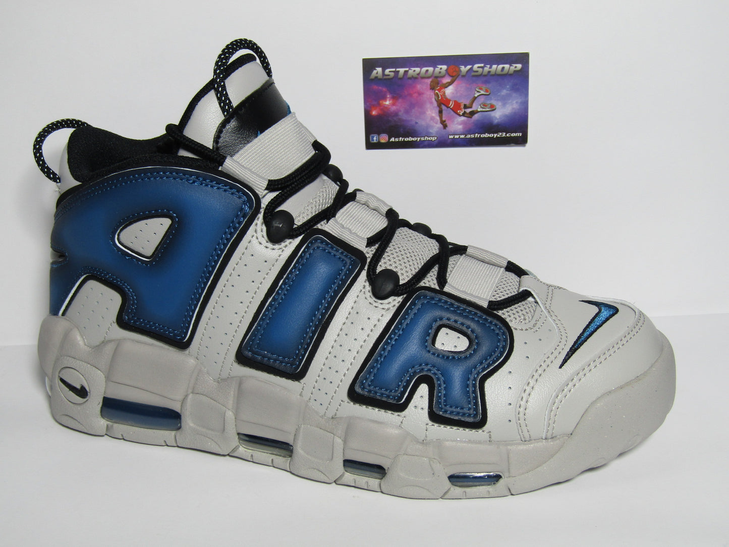 PIPPEN AIR MORE UPTEMPO INDUSTRIAL BLUE EN CAJA
