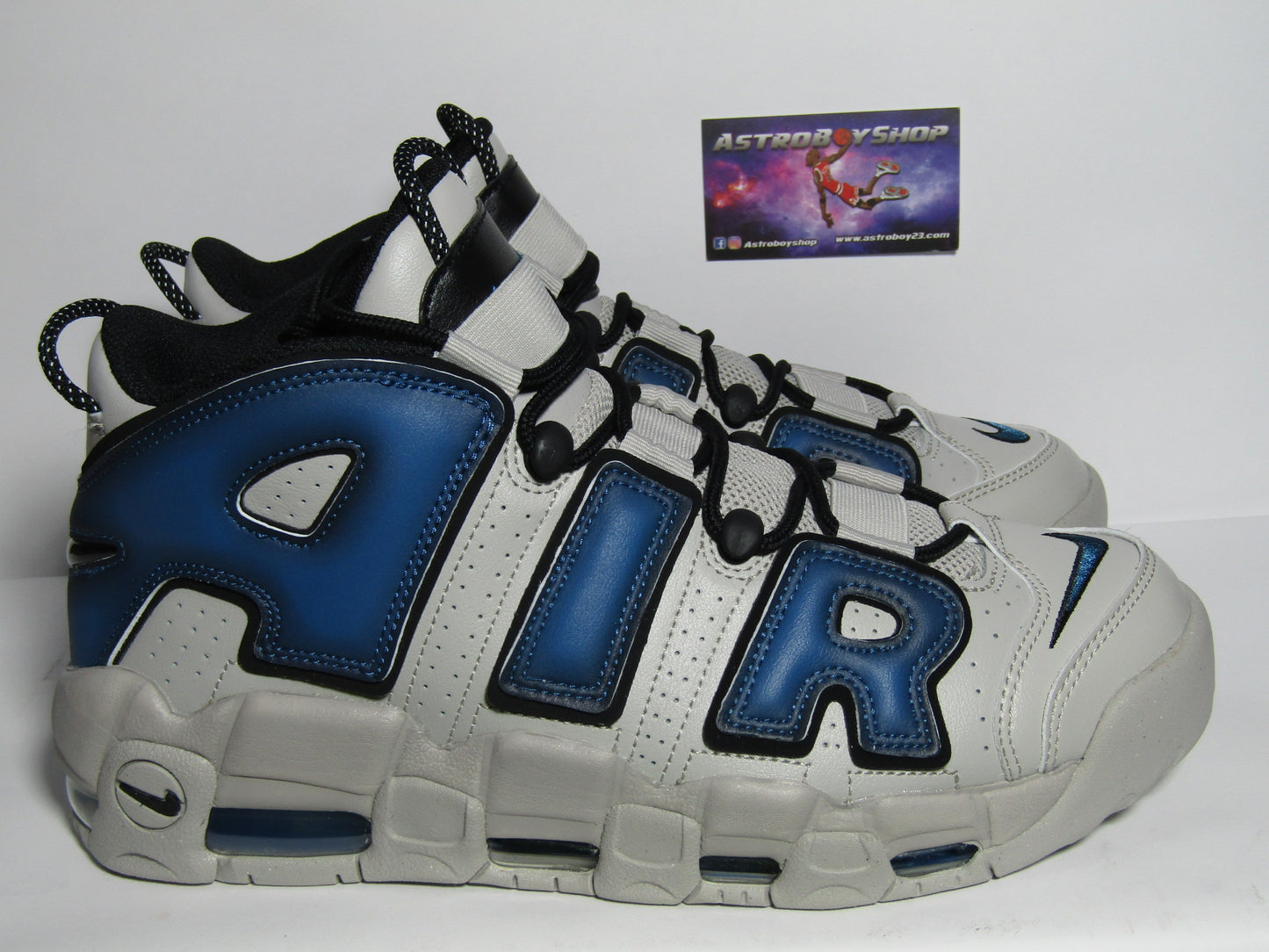 PIPPEN AIR MORE UPTEMPO INDUSTRIAL BLUE EN CAJA