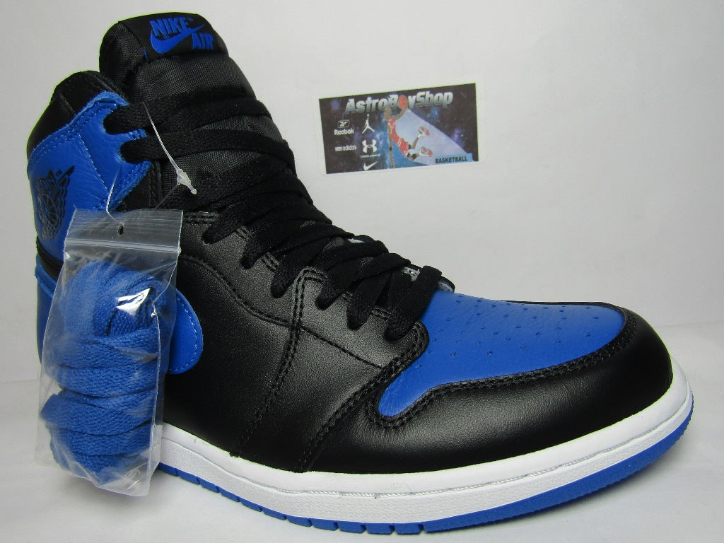 JORDAN 1 HIGH BLACK ROYAL EN CAJA