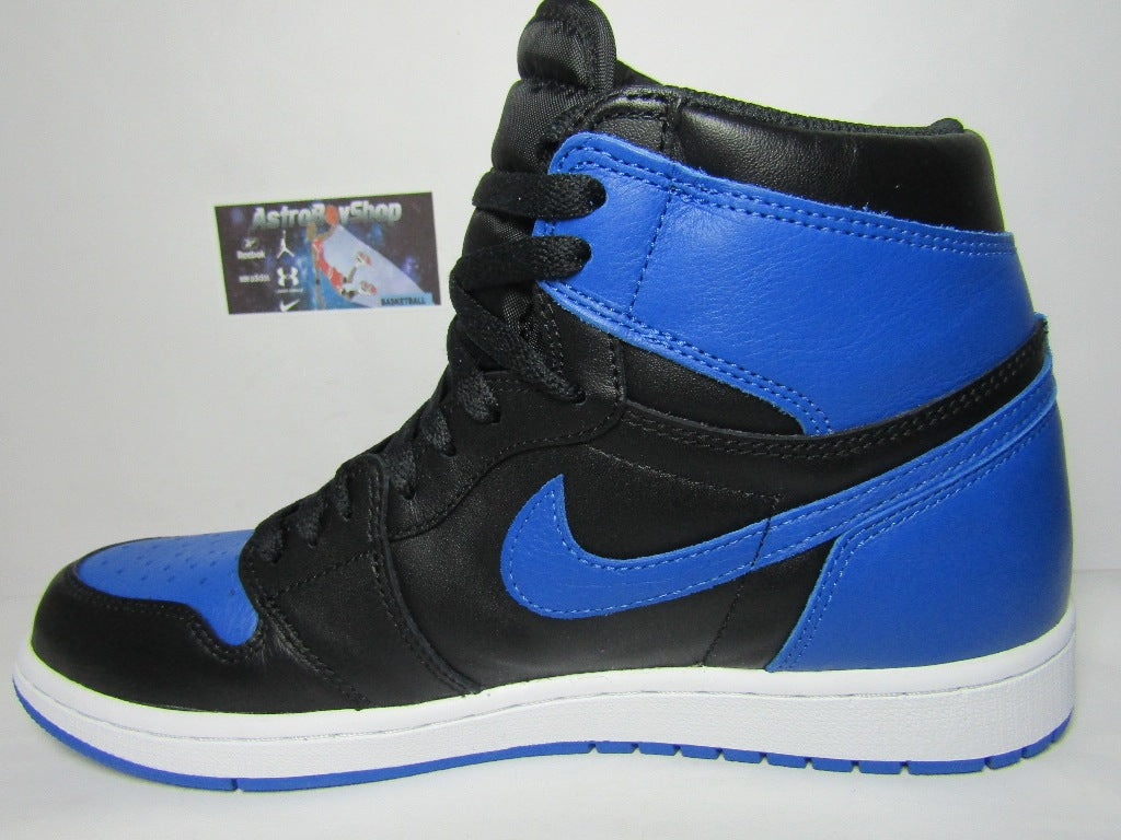JORDAN 1 HIGH BLACK ROYAL EN CAJA
