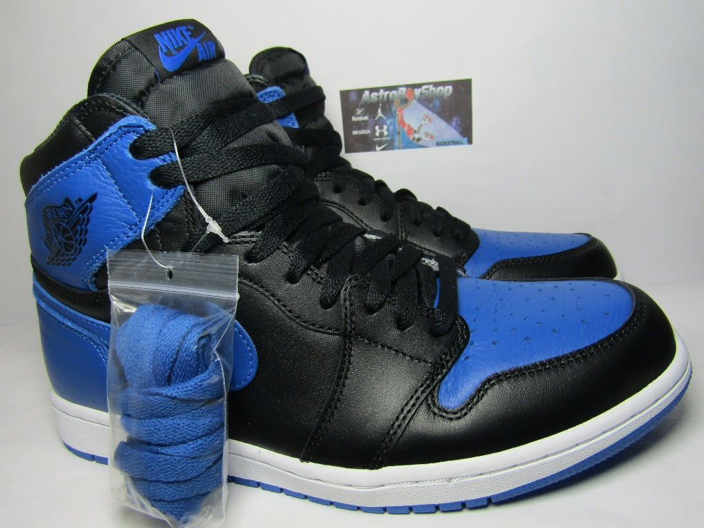 JORDAN 1 HIGH BLACK ROYAL EN CAJA