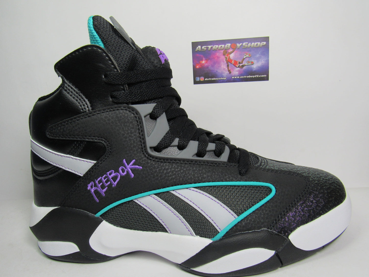 RBK SHAQ ATTAQ THE PUMP BLACKTOP EN CAJA