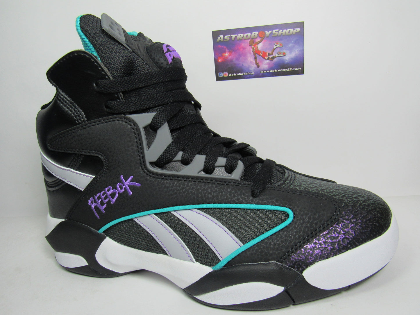 RBK SHAQ ATTAQ THE PUMP BLACKTOP EN CAJA