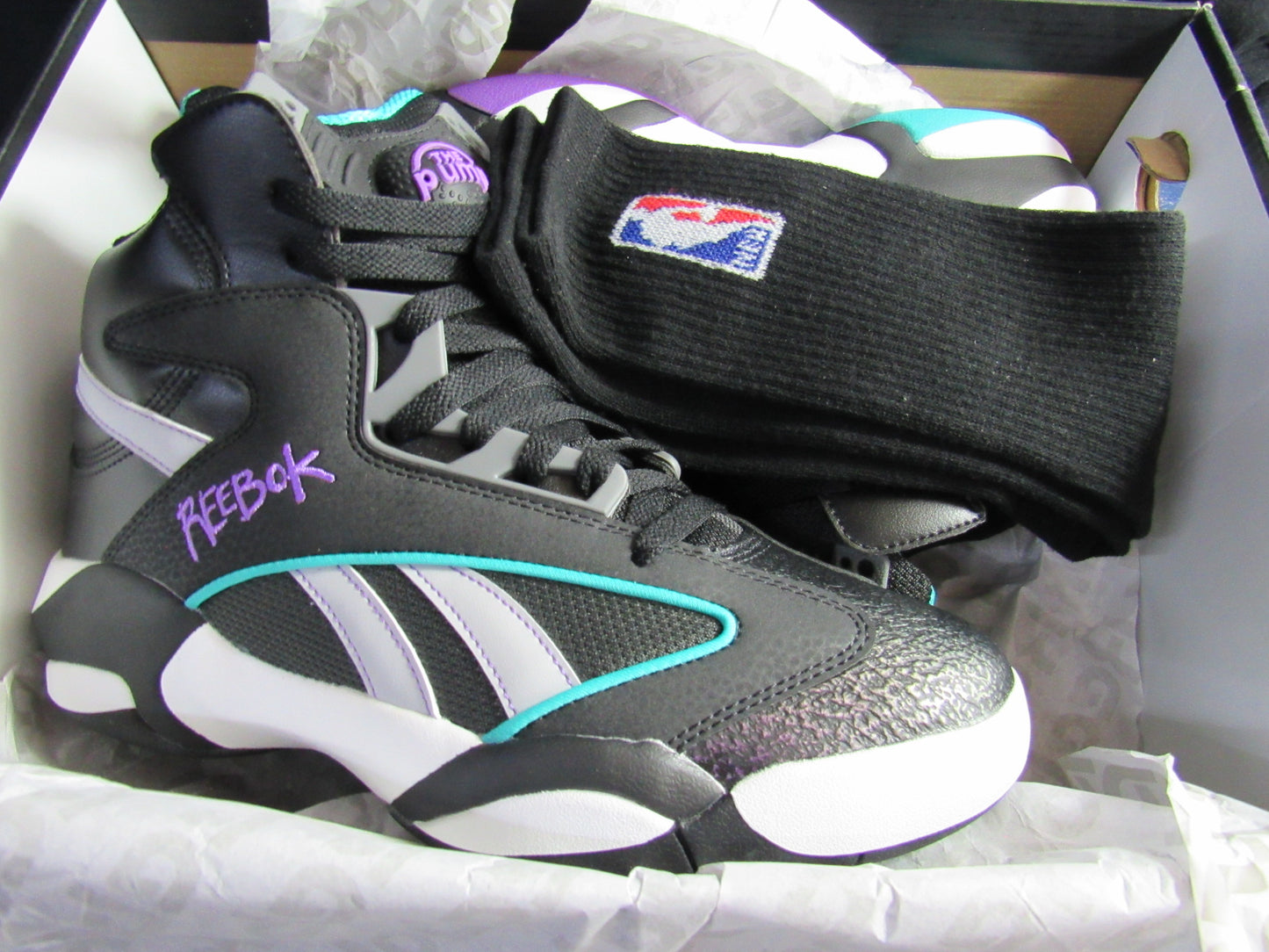 RBK SHAQ ATTAQ THE PUMP BLACKTOP EN CAJA