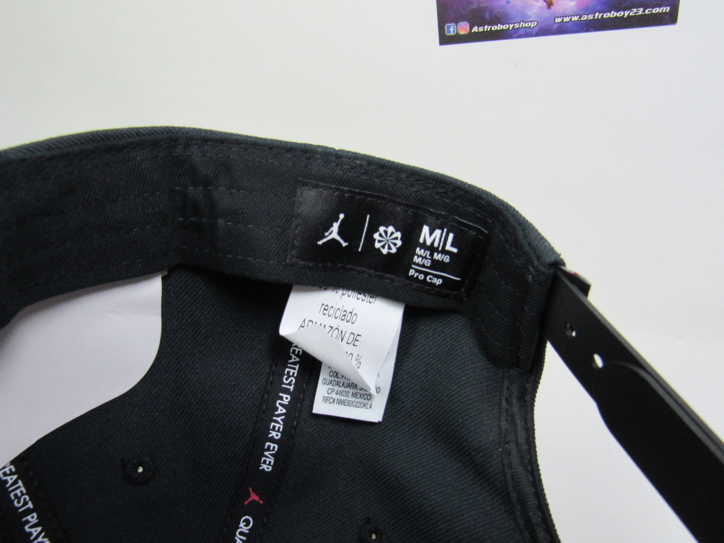 GORRA PLANA JORDAN PRO HAT BLACK (M/L)