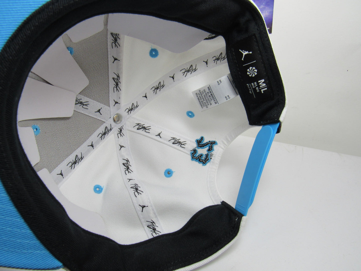 GORRA PLANA JORDAN MVP PRO WHITE BLUE (M/L)