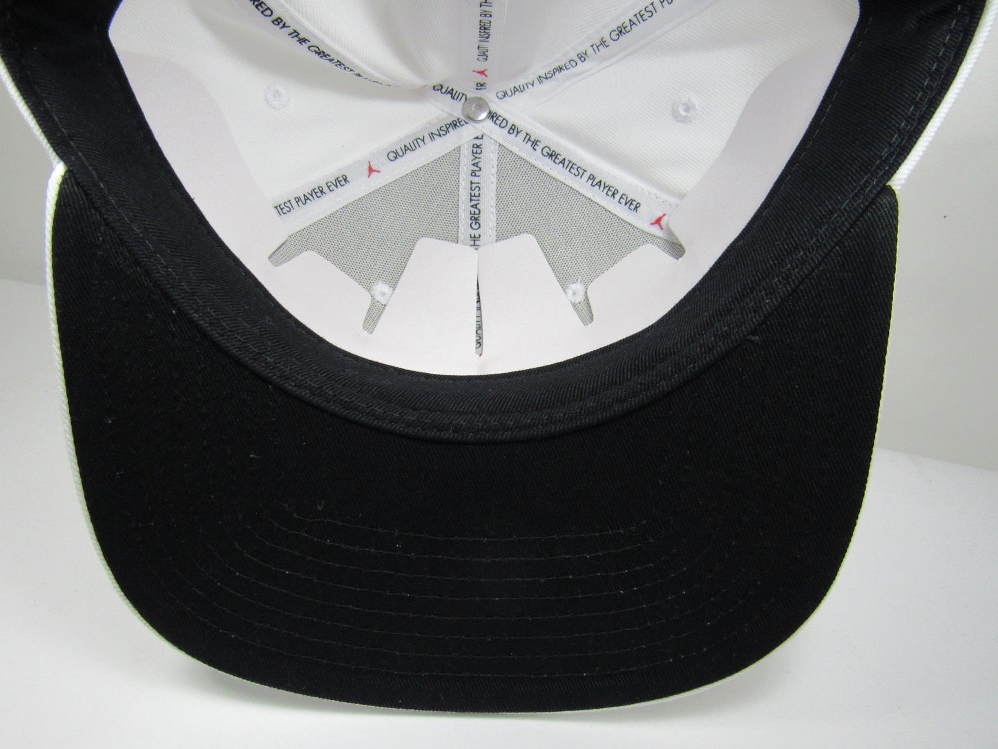 GORRA JORDAN PLANA PRO WHITE BORDADO GRUESO (2021) PLANA UNITALLA