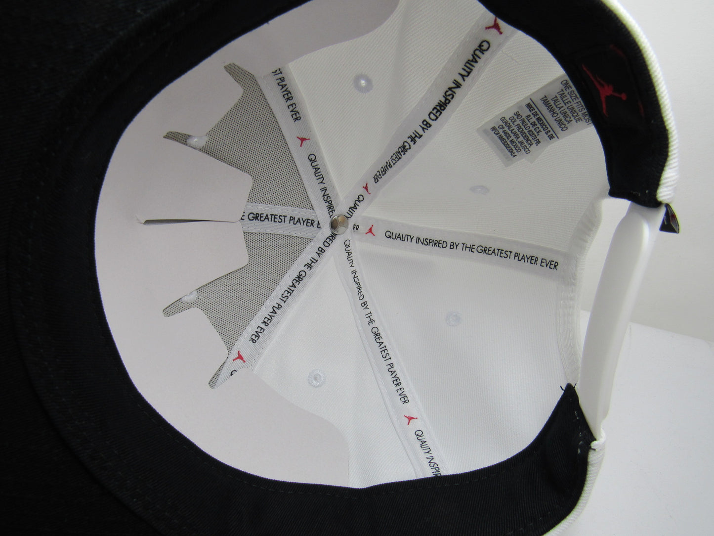 GORRA JORDAN PLANA PRO WHITE BORDADO GRUESO (2021) PLANA UNITALLA
