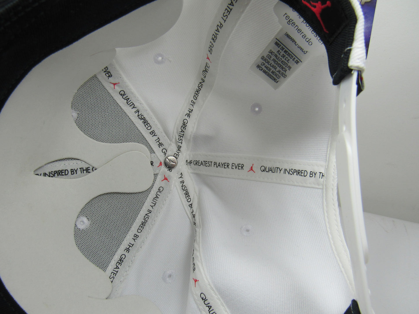 GORRA JORDAN PLANA WHITE ZERO (UNITALLA ADULTO)