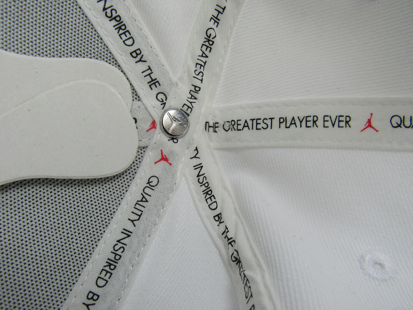 GORRA JORDAN PLANA WHITE ZERO (UNITALLA ADULTO)