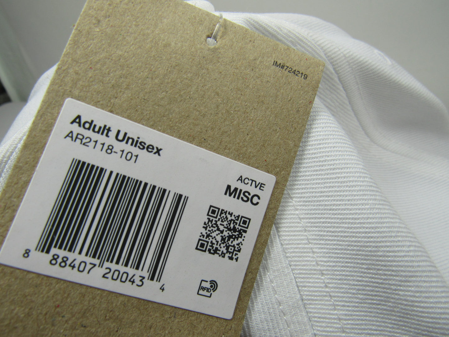 GORRA JORDAN PLANA WHITE ZERO (UNITALLA ADULTO)