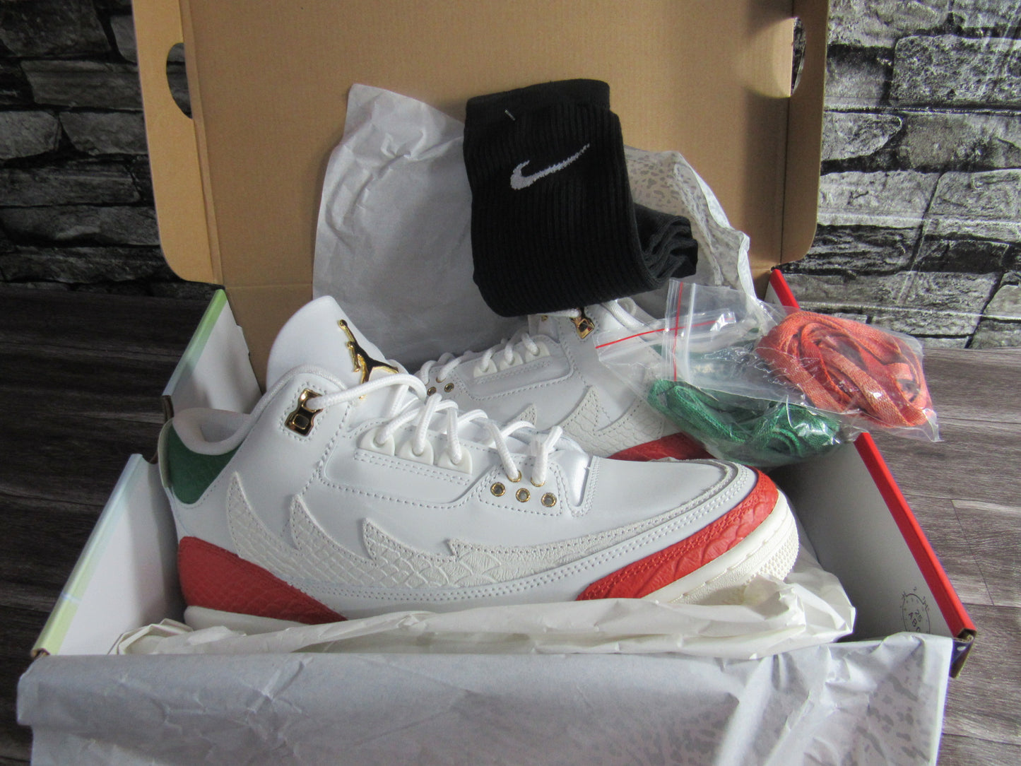JORDAN 3 EL VUELO LUCHA LIBRE EN CAJA