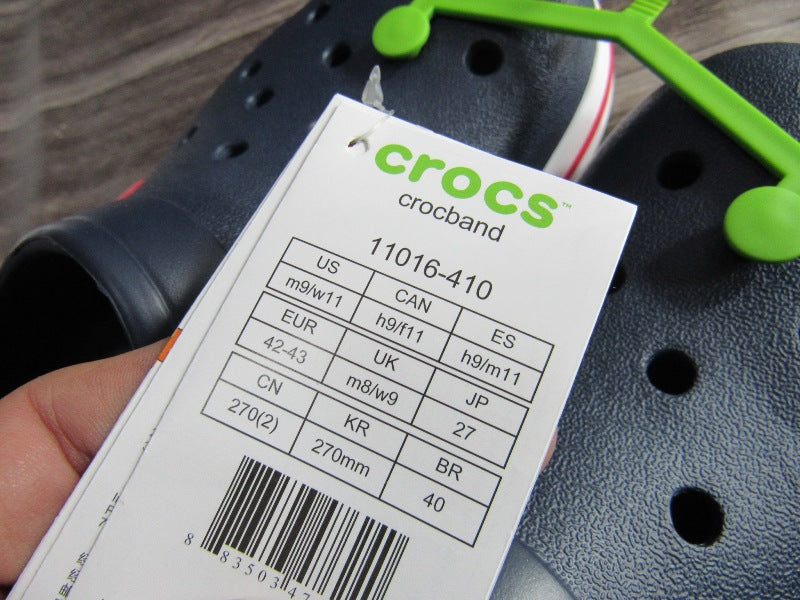 CROCS CROCBAND NAVY WHITE (27 MEX) AMPLIAS