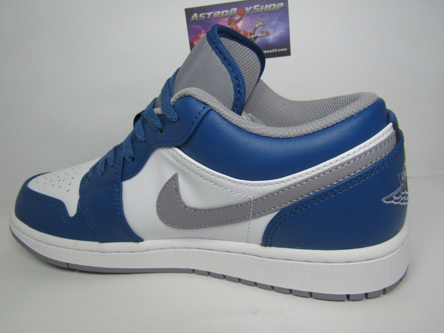 JORDAN 1 LOW TRUE BLUE EN CAJA