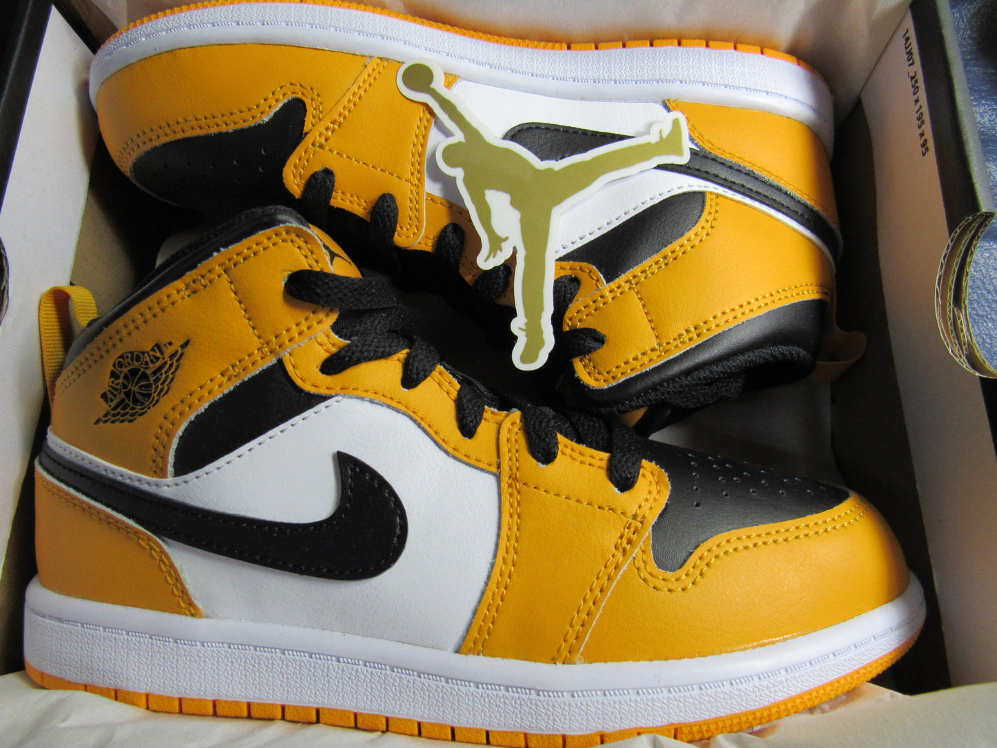 JORDAN 1 MID (PS) KIDS EN CAJA (22 CM)