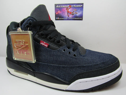 JORDAN 3 X LEVIS INDIGO EN CAJA