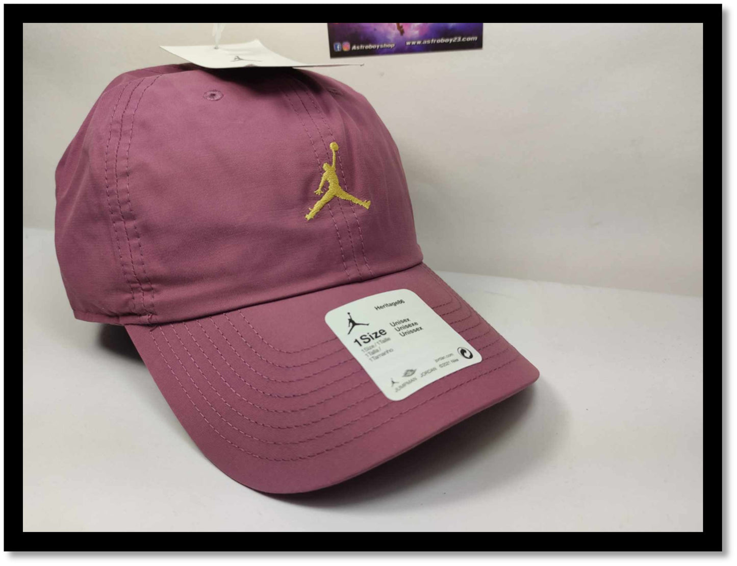 GORRA JORDAN CURVA WASHED "VIOLET" DELGADA TRAININ