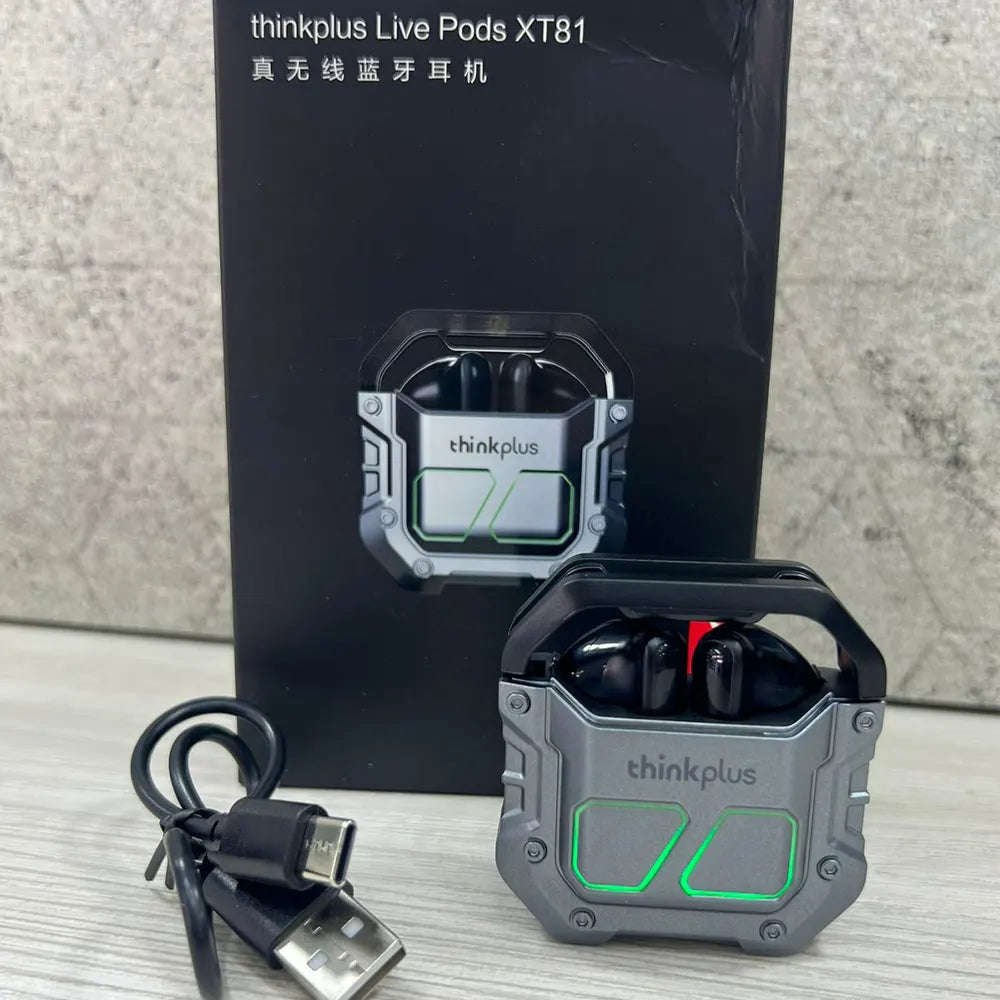 AUDIFONOS LENOVO XT81 SILVER GAMER BLUETOOTH EN CAJA