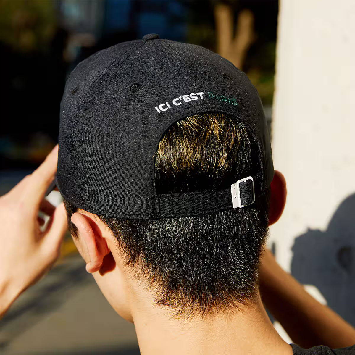 GORRA CURVA H86 JORDAN X PSG BLACK TRAINING PARIS