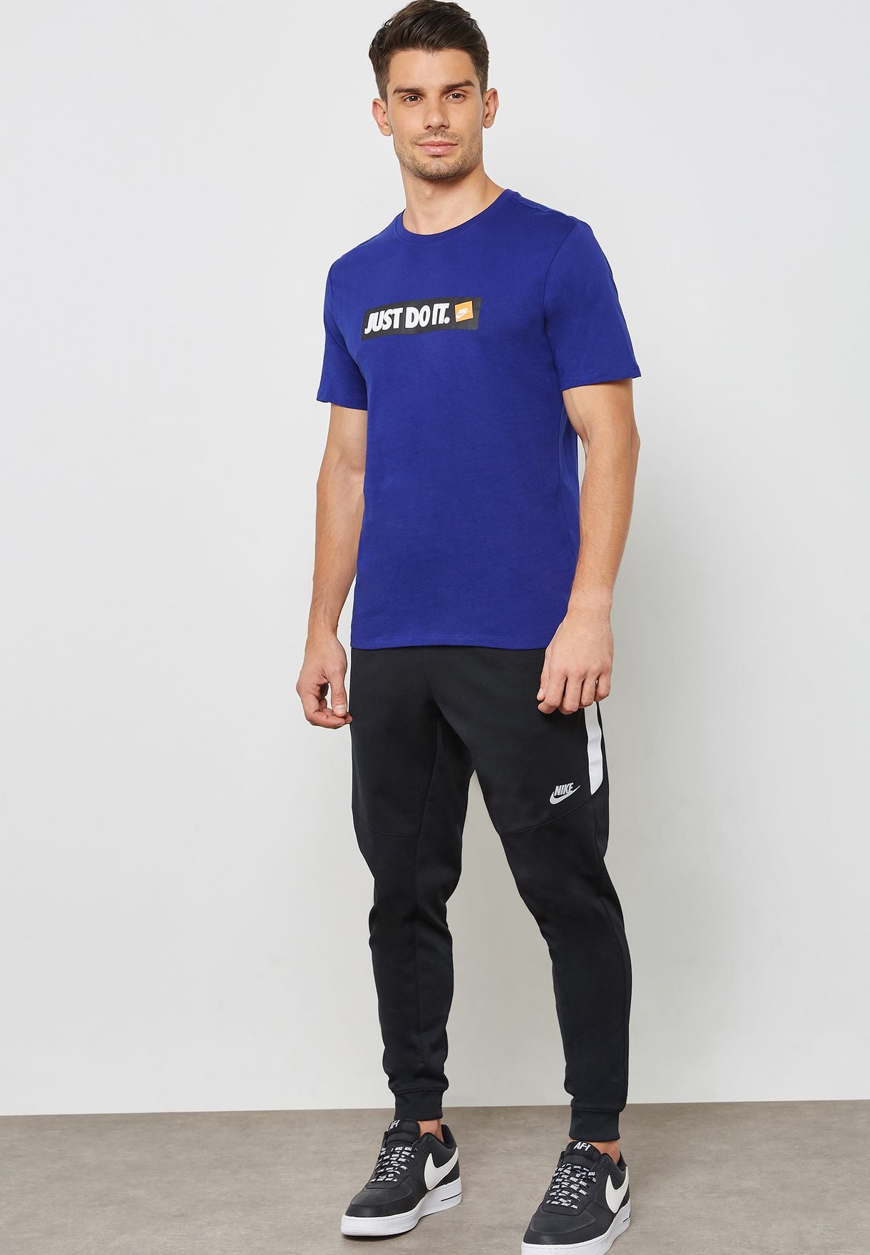PLAYERA NIKE JUST DO IT PURPLE COTTON TEE