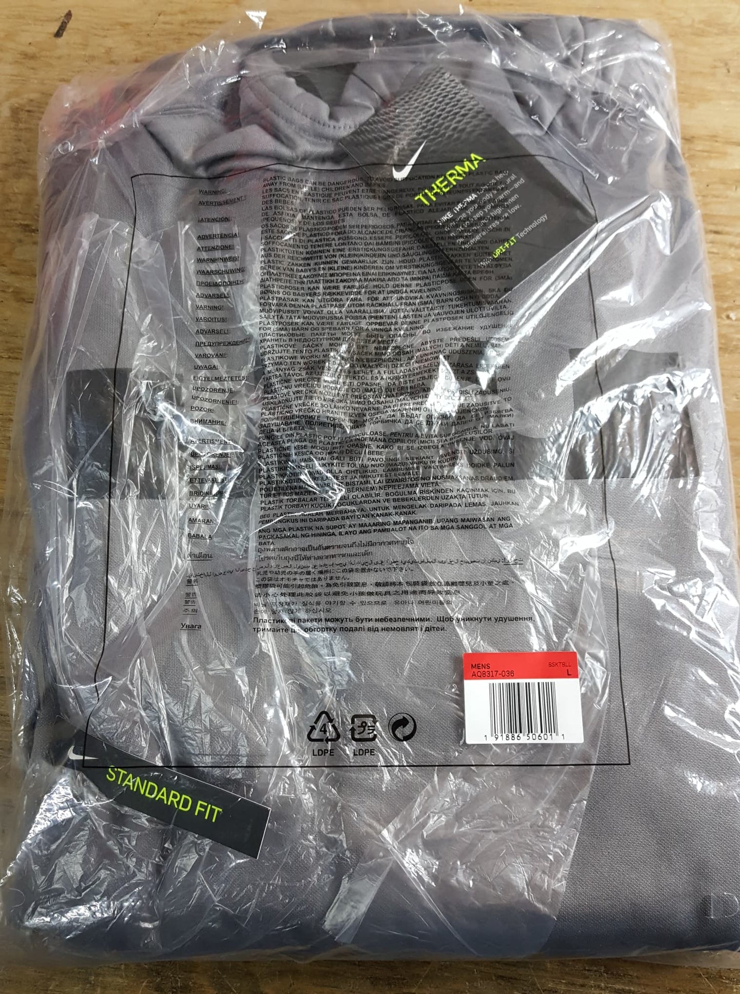 SUDADERA LEBRON JAMES GREY PULLOVER