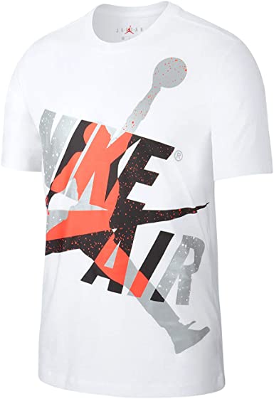 PLAYERA JORDAN JUMPMAN CLASSICS WHITE BIG LOGO
