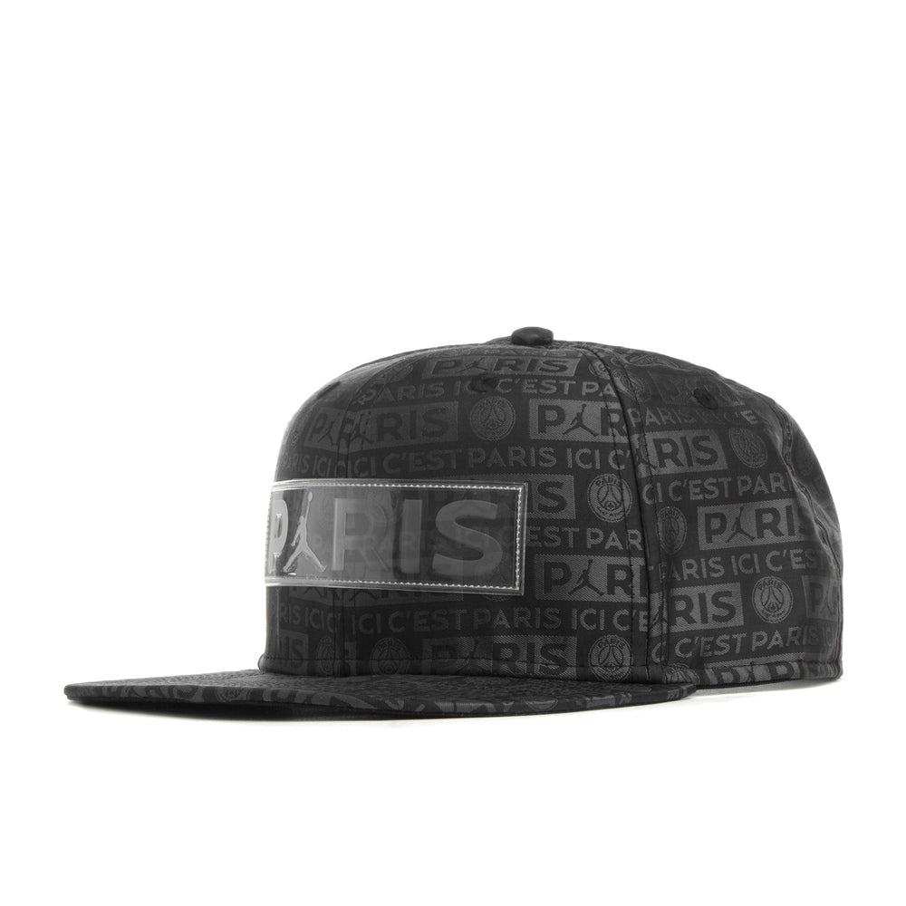 GORRA PLANA JORDAN X PSG BLACK UNITALLA ADULTO LIMITADA