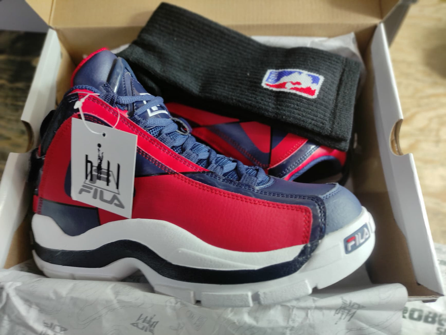 FILA GRANT HILL 2 QUAD SPLIT RED EN CAJA