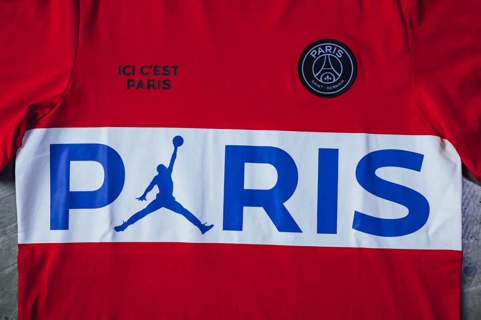 PLAYERA JORDAN X PSG RED