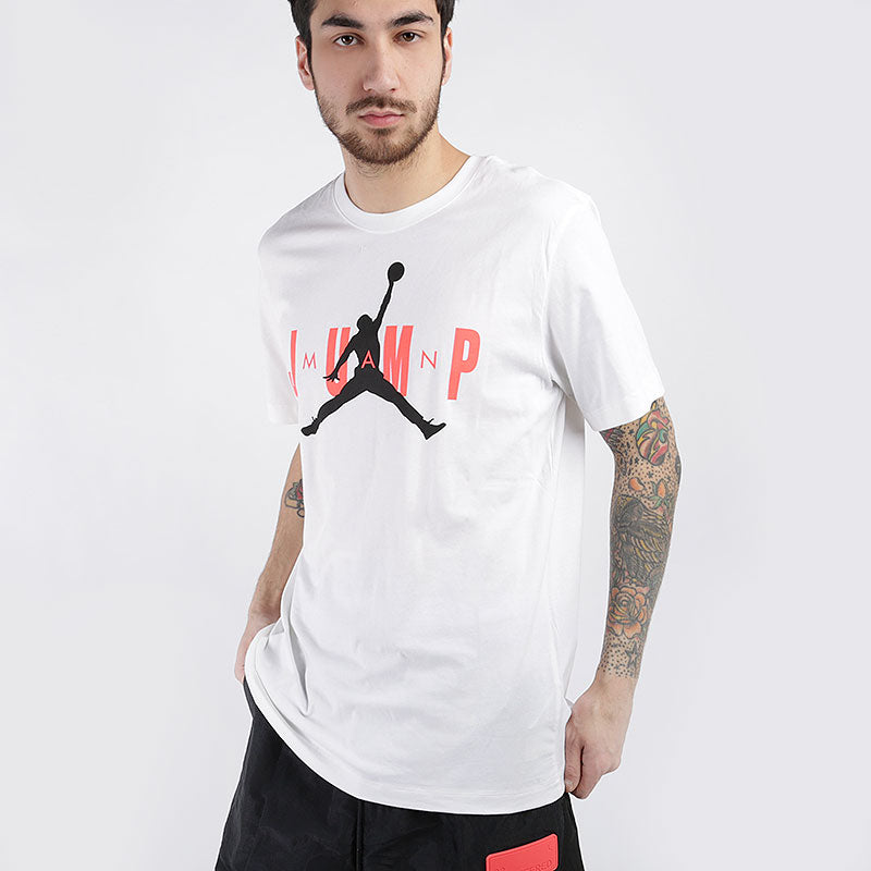 PLAYERA JORDAN JUMP MAN WHITE INFRARED CREW