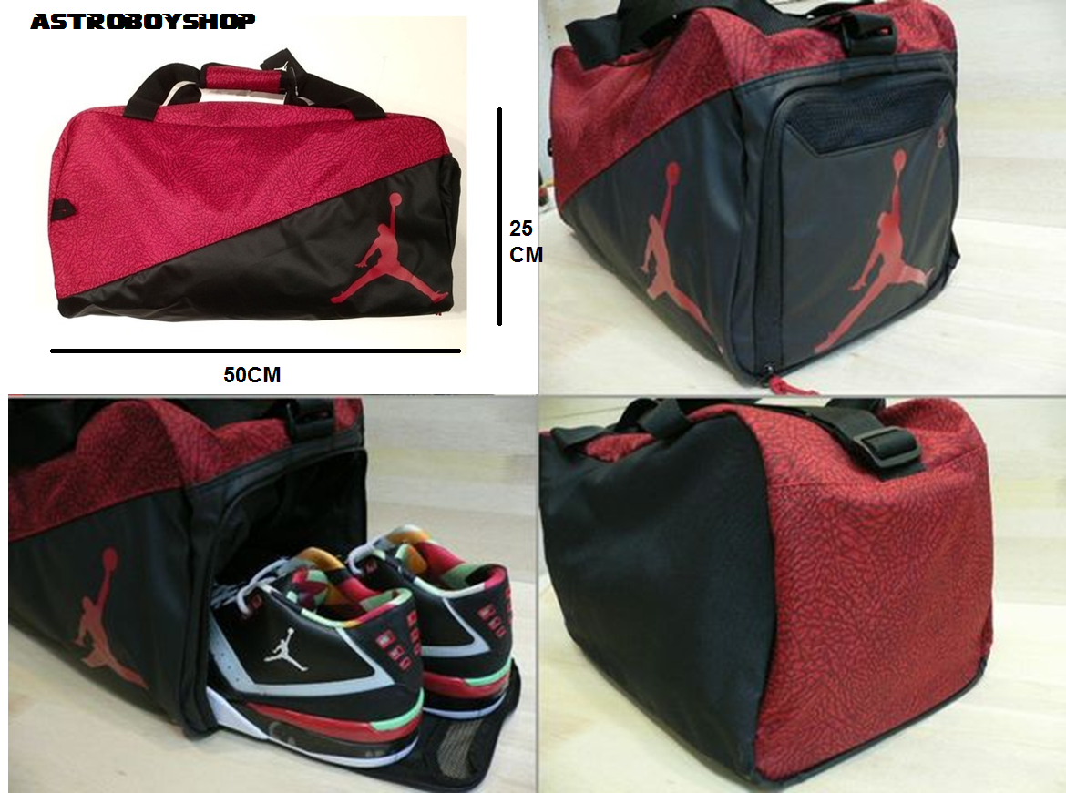 MALETA JORDAN DUFFEL BRED SPLIT MEDIUM ASTROBOYSHOP SNEAKER STORE