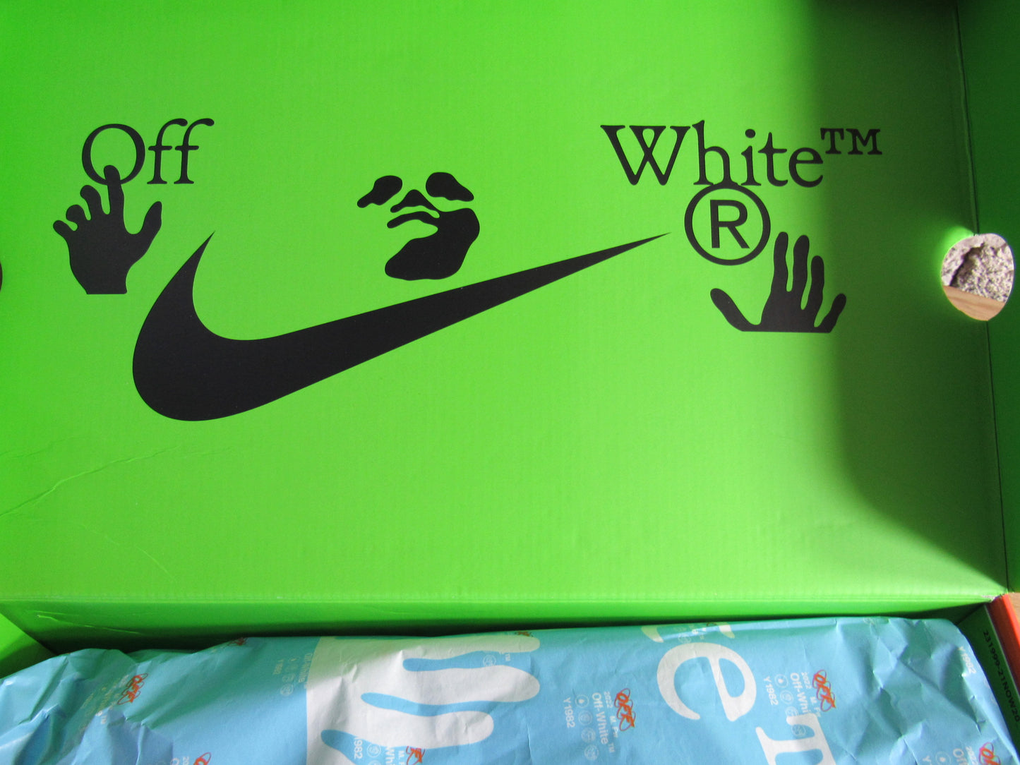 NIKE AIR FORCE ONE X "OFF WHITE" EN CAJA