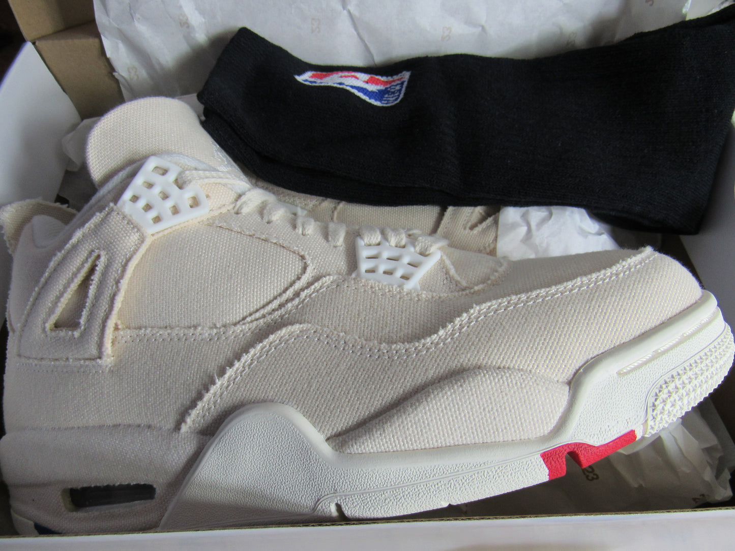 JORDAN 4 WOMENS SAIL CANVAS EN CAJA