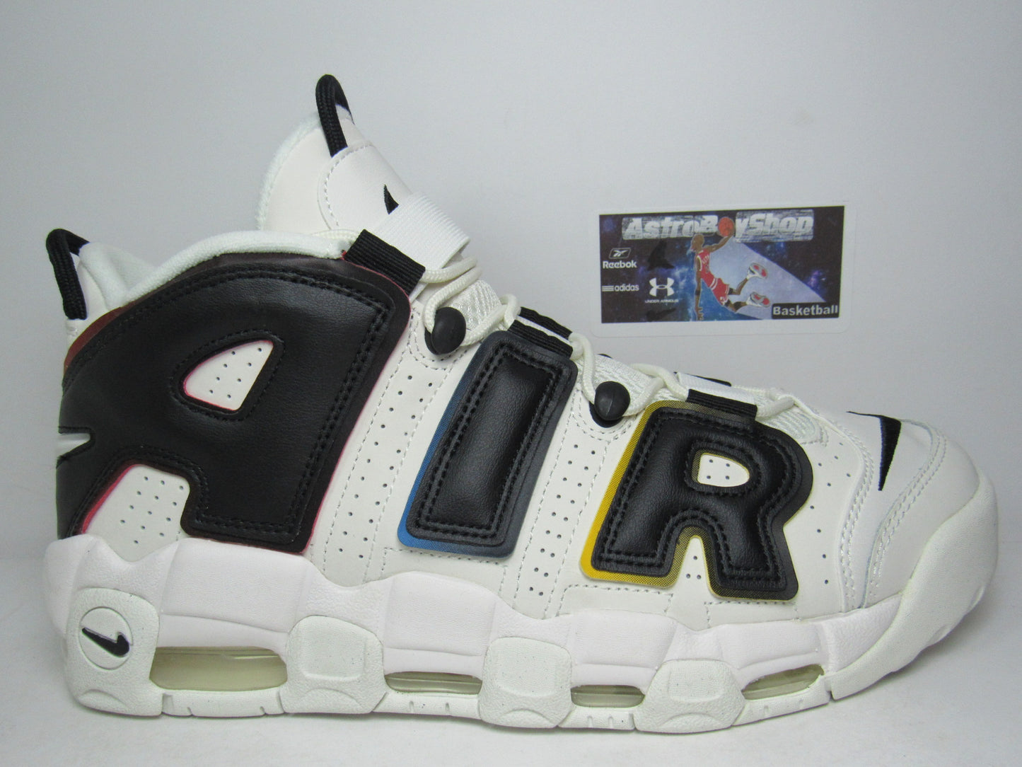 PIPPEN AIR MORE UPTEMPO "PRIMARY COLORS" EN CAJA