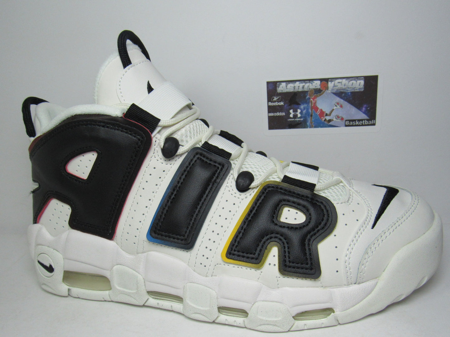 PIPPEN AIR MORE UPTEMPO "PRIMARY COLORS" EN CAJA