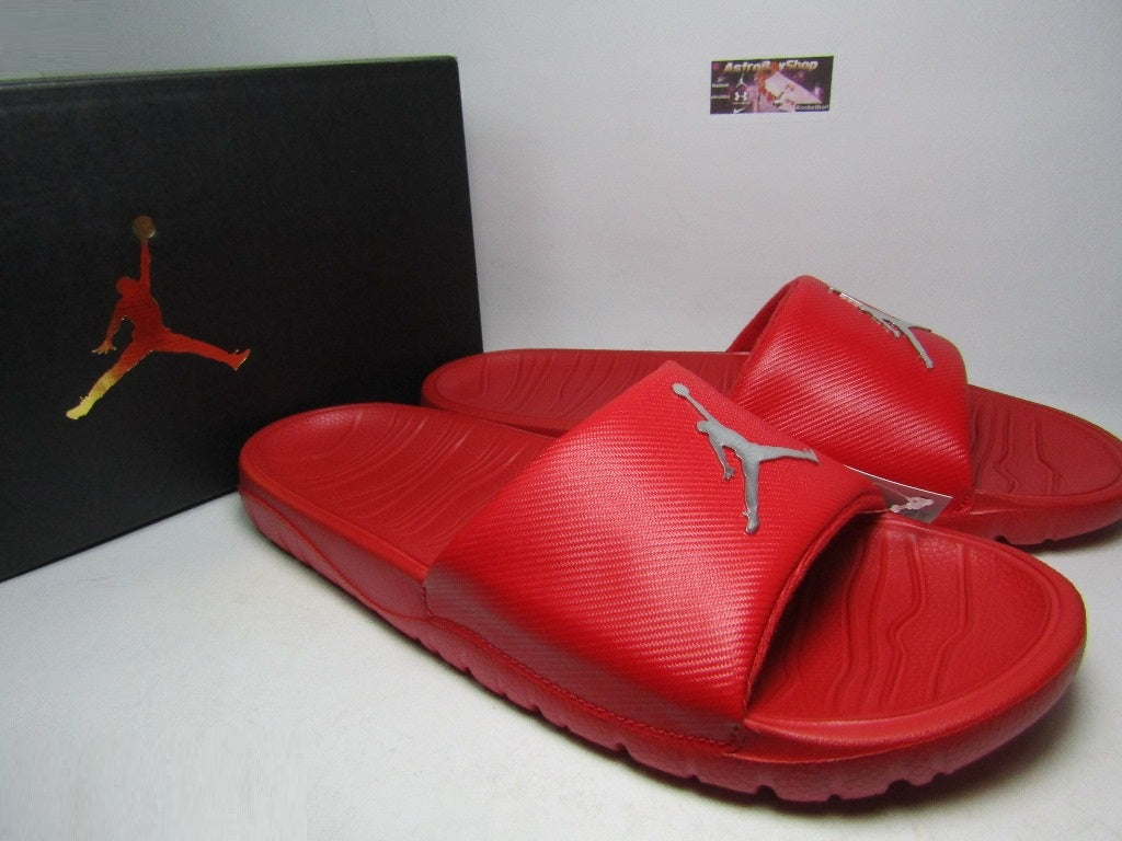 SANDALIAS JORDAN BREAK RED SILVER EN CAJA