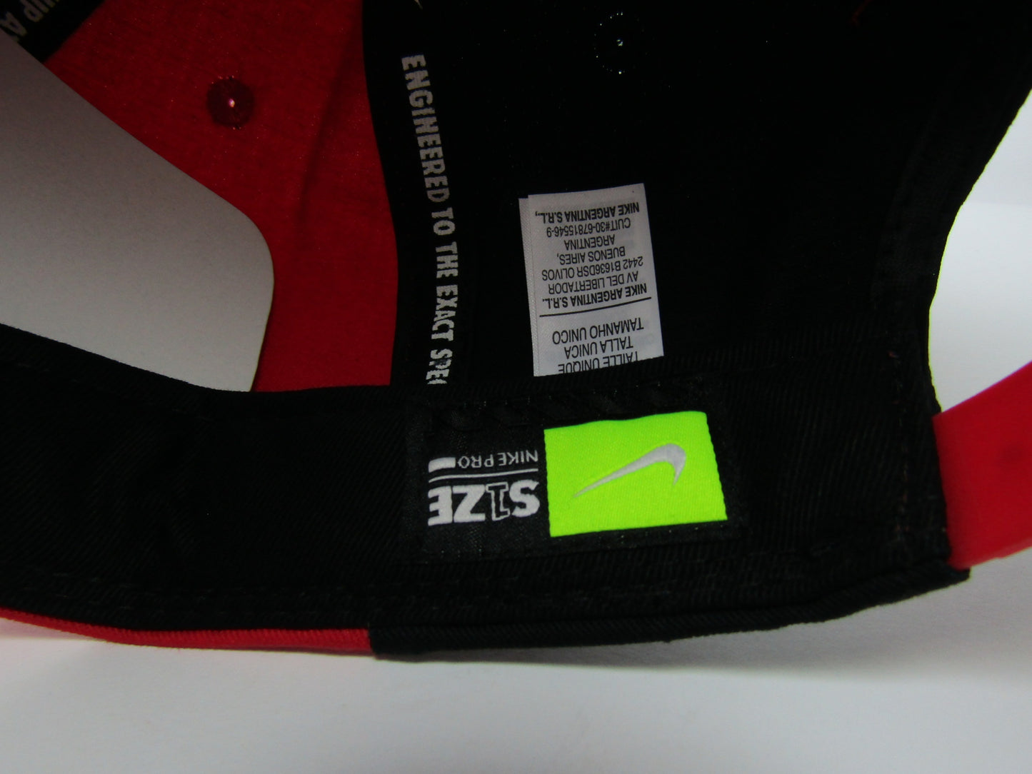 GORRA NIKE AIR PRO CAPSULE RED UNITALLA