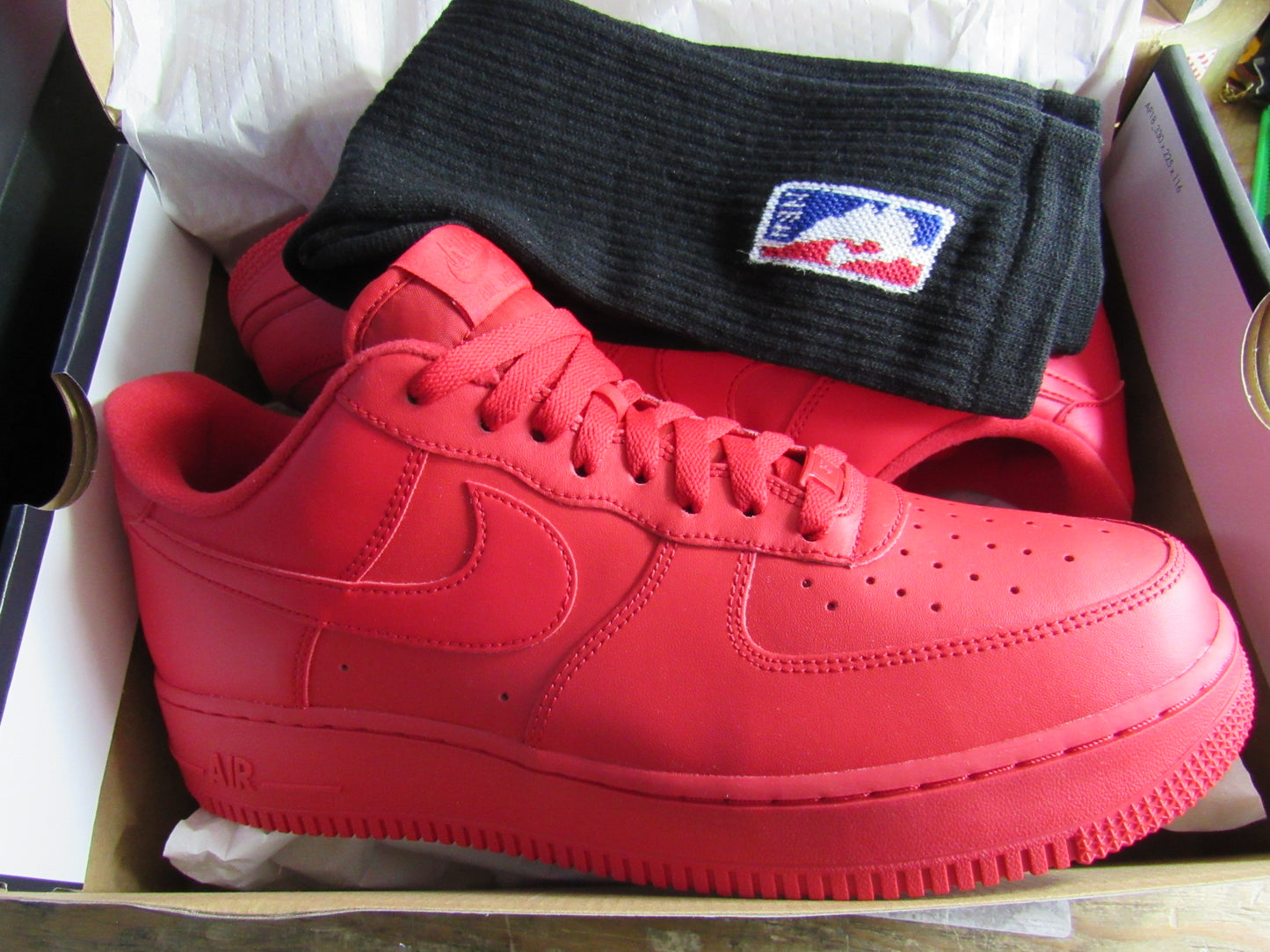 NIKE AIR FORCE ONE TRIPLE RED EDITION